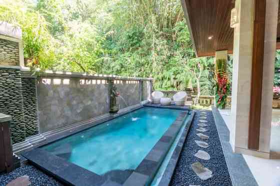 Вилла Ubud River Villa, бассейн, вид на реку Ubud