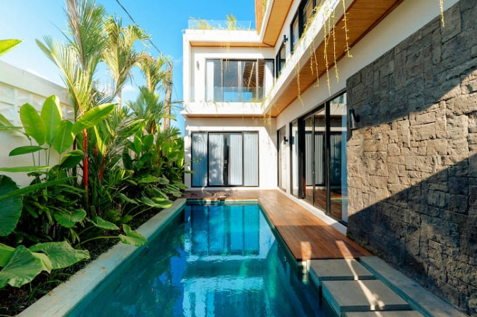 Дизайнерская вилла Canggu 3 Level Villa ВСЕГО в 5 минутах от пляжа. Denpasar - photo 2