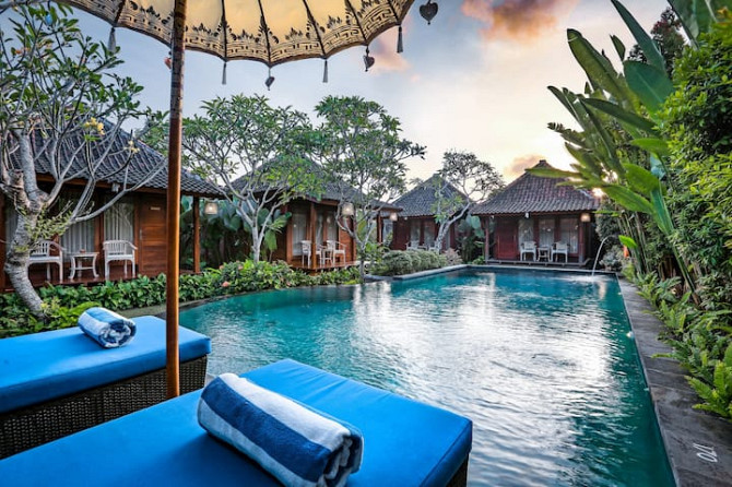 СКИДКА 10% |Настоящая деревянная вилла рядом с водопадом Ubud - изображение 3