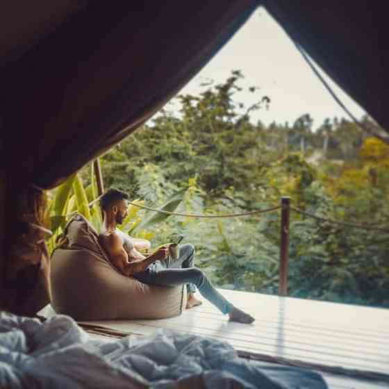 Glamping Tent 4 Jungle view @ Autentik Nusa Penida Klungkung