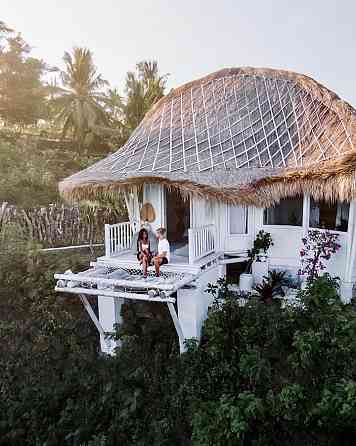 Тропический Glamping 🌴 Cliff Side Ocean View + Net🐬 Klungkung