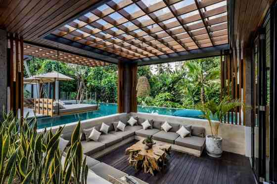 Новая вилла Wape to Nature 's Embrace 3BR Villa с бассейном Ubud