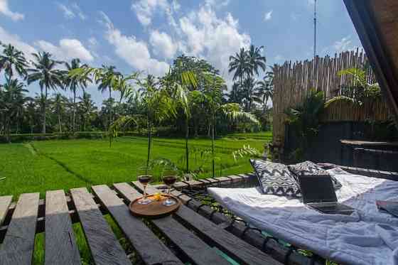 Вилла Serenity Retreat 2BR с видом на рисовые поля Ubud