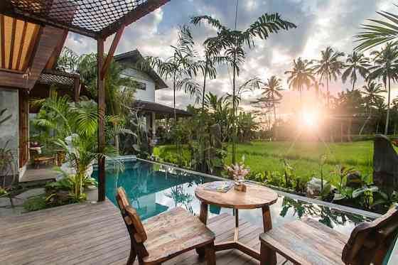 Вилла Serenity Retreat 2BR с видом на рисовые поля Ubud