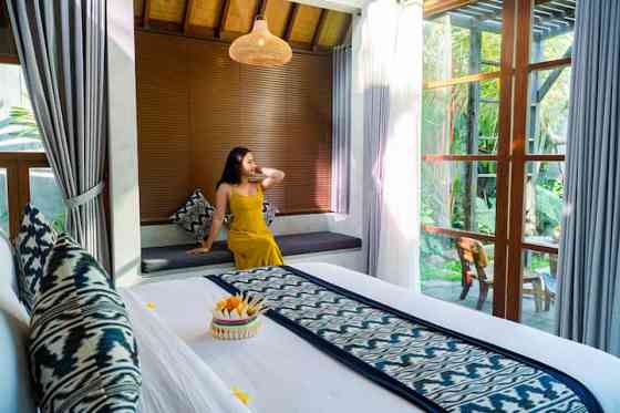 Вилла Serenity Retreat 2BR с видом на рисовые поля Ubud