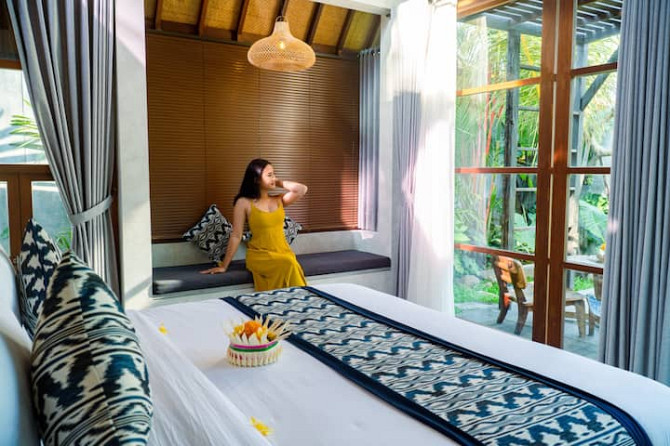 Вилла Serenity Retreat 2BR с видом на рисовые поля Ubud - изображение 6