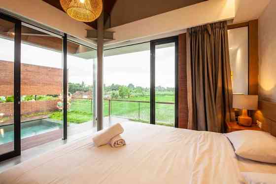 Вилла Ubud Luxe 2BR с потрясающим видом на рисовое поле! Ubud