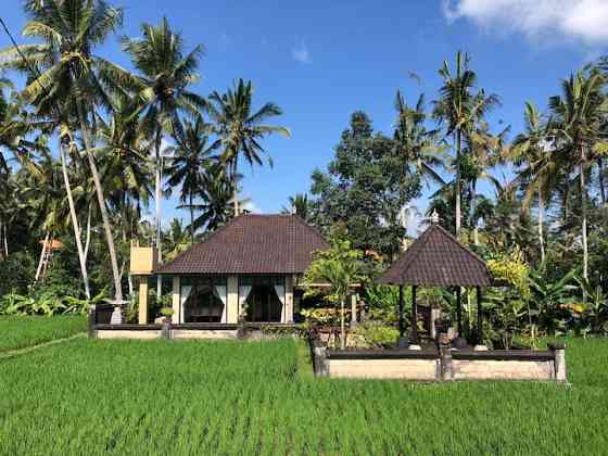 Легендарный дом «Ешьте, молитесь» с видом на рисовые поля Ubud