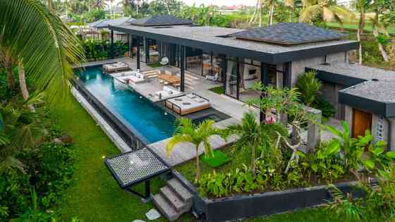 Новая роскошная вилла 2BR Cliffside с панорамным бассейном. Ubud