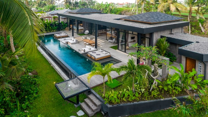 Новая роскошная вилла 2BR Cliffside с панорамным бассейном. Ubud - изображение 1