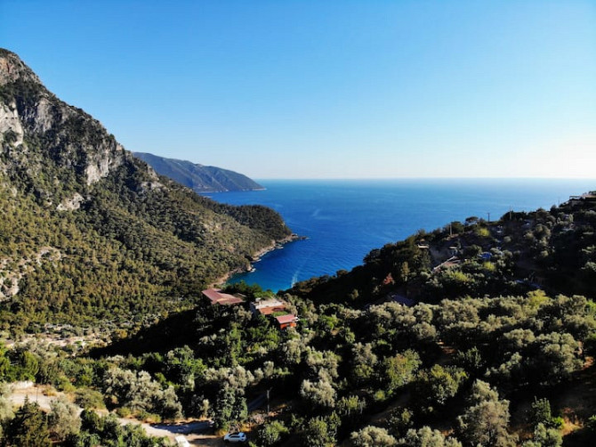 Каменный дом с гидромассажной ванной и бассейном с видом на залив Кабак. Fethiye - photo 2