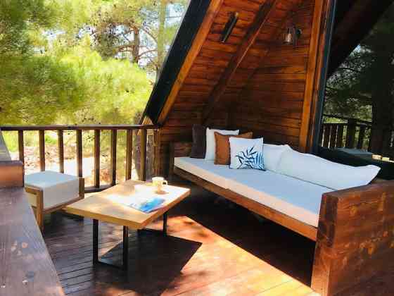 Бассейн Ceşme de pool & sauna bungalow villa in the Woods Урла