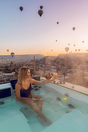 Arinna Cappadocia Hotel-204 Balcony room/jacuzzi UErguep - изображение 6