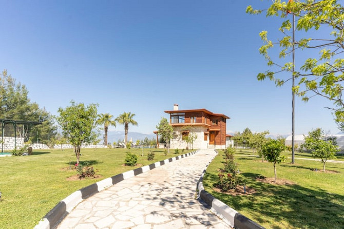 Вилла Hilltop Seaview Villa с садом и частным бассейном Beykonak - photo 4