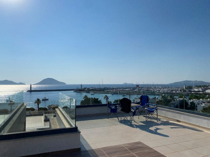 Апартаменты 3BR Terrace Apartment with Spectacular Sea View Turgutreis - photo 4