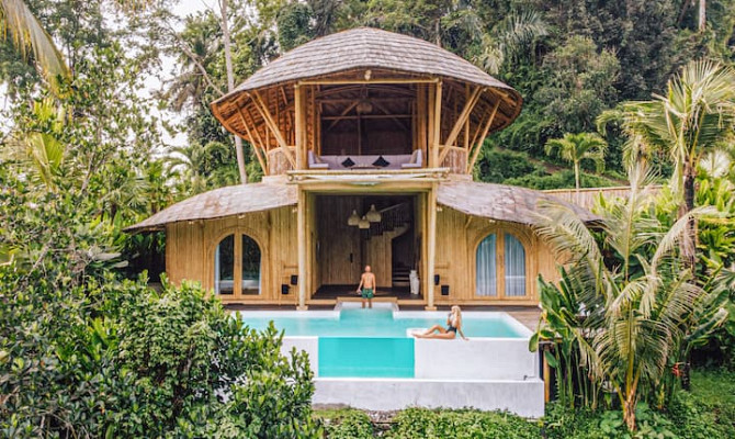 Beetle - Bamboo Villa in Eco Six Bali Resort Ubud - изображение 1