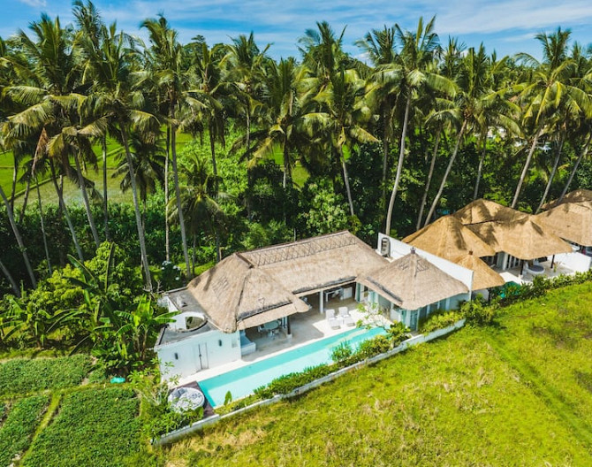 Luxe Designer Villa w Priv. Вид на бассейн и рисовые поля Ubud - изображение 2