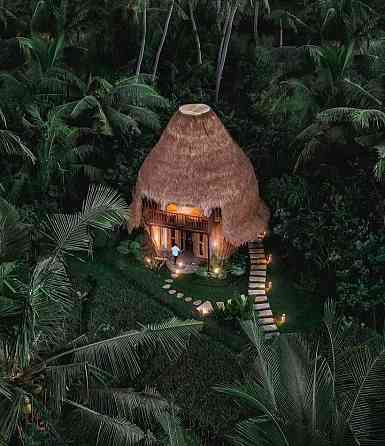 DD BAMBOO LODGE-bamboo eco в рисовых полях Ubud