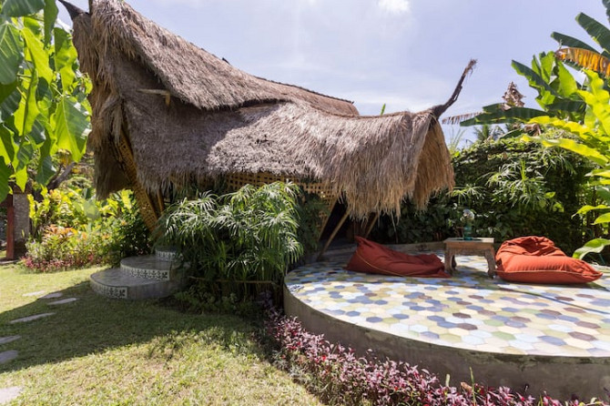 Коттедж Bamboo eco cottage в рисовых полях. Ubud - изображение 4