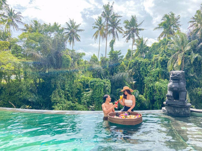 Улучшенная комната в джунглях Ubud - изображение 1