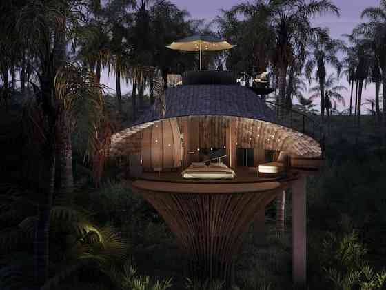 Вилла Sky Villa с джакузи в Тампаксиринге - Bambootel. Ubud