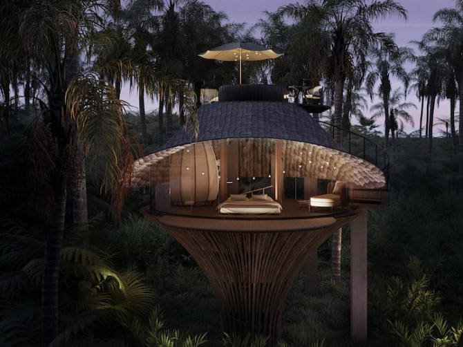 Вилла Sky Villa с джакузи в Тампаксиринге - Bambootel. Ubud - изображение 1