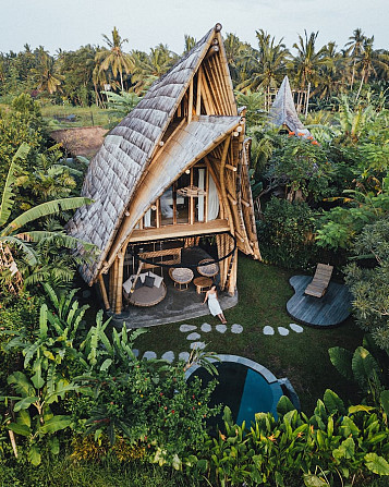 Балийский бамбуковый дом | Rescape Ubud - Resound Villa Ubud - изображение 2