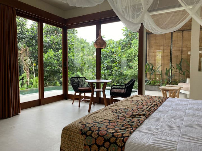 Новая частная вилла Luxe Villa D с видом на бассейн и юнгли. Ubud - изображение 5