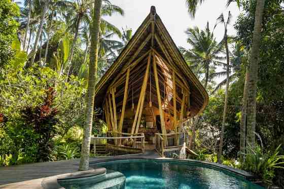 Leaf House 3bds BambooVilla Pool Denpasar