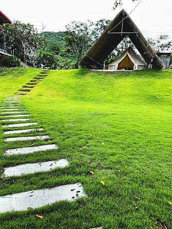 Тихие палатки с 1 кроватью в тихом кемпинге на природе Phetchaburi - photo 5