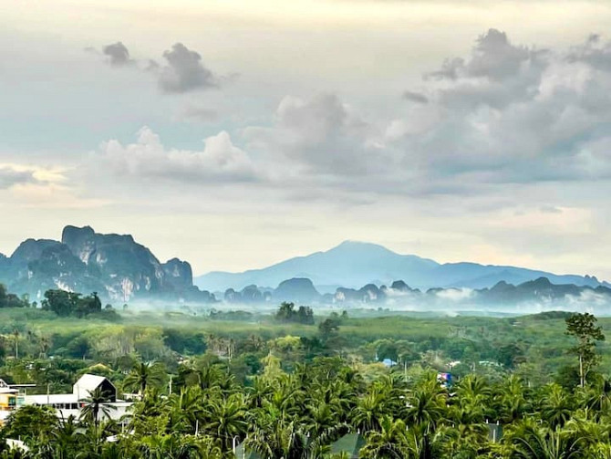 Джакузи с видом на горы Вилла в Ао-Нанге Krabi - photo 5