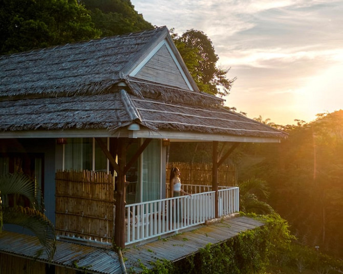 Джакузи с видом на горы Вилла в Ао-Нанге Krabi - photo 6