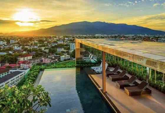 Astra Condo/Aishi Chiang Mai King Free Sky Infinity Pool 46 кв. м рядом с достопримечательностями Ст Чианг-Май