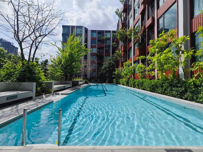 1BR/The 3 Place Plaza/Punnawithi BTS 450 м/тренажерный зал/бассейн. Phra Pradaeng - изображение 1