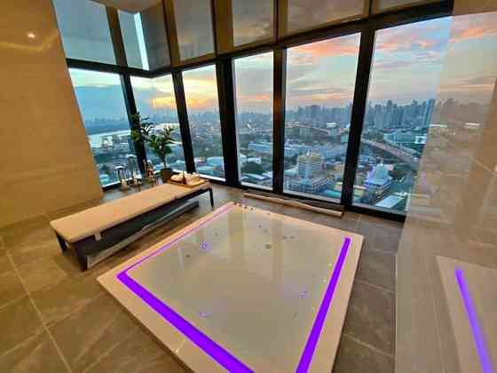 *Exclusiv*Luxury Duplex Apartment 22floor 3min BTS Phra Pradaeng