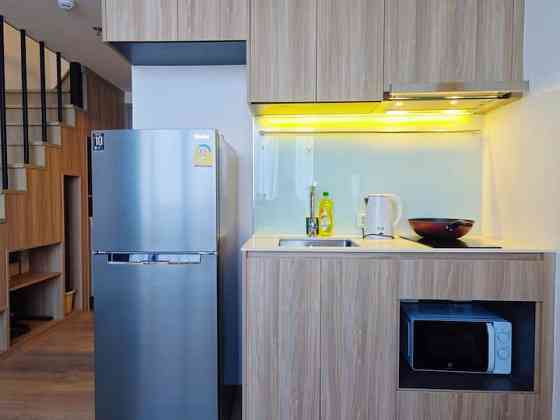 Новинка! s87 # BTS On Nut/Duplex Loft/City View/Pool Phra Pradaeng