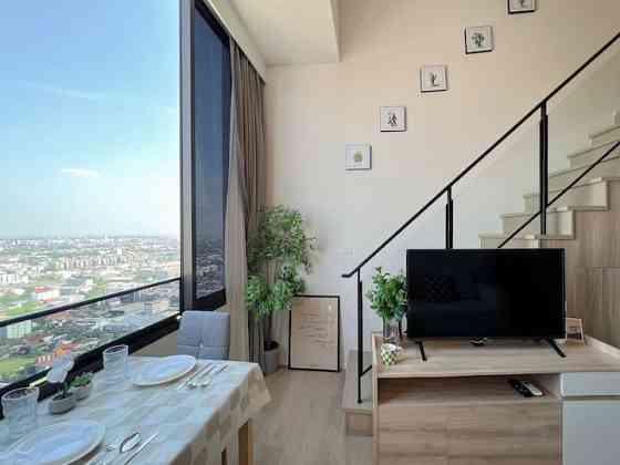 1BR-Loft duplex-Sky garden-BTS OnNut 500m-Gym-Pool Phra Pradaeng