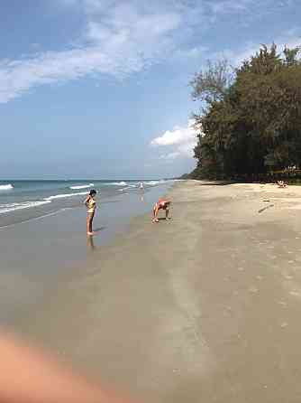 Кондоминиум Royal Rayong Beach с большим балконом Районг