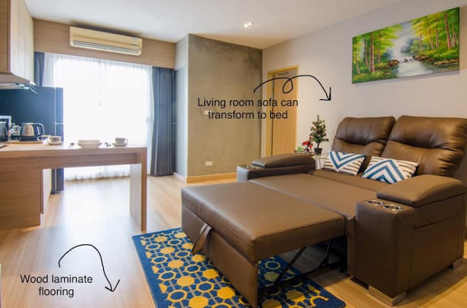 lee /1Big room ,1 гостиная для группы 1-4/70 кв. м. Hat Yai - photo 3