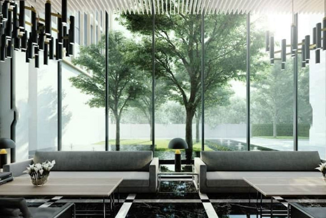 45-й этаж Sky Garden Gym Dual Pool Sauna Luxury Condo 2 + City Dual Railway BTSMRT + Asok NanaSoicow Бангкок - изображение 3