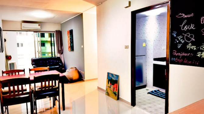 LocalPriceCondo#4Person2Room#Pool#EasyAcce#24YsExp Phra Pradaeng - изображение 1