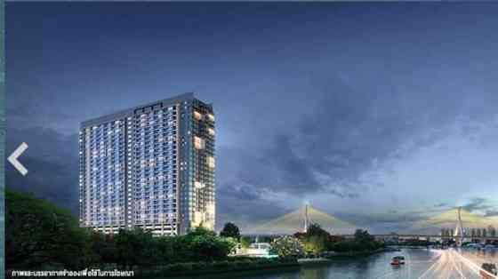 Кондоминиум Riverside, новый, чистый, спокойный, Wi-Fi, кухня. Phra Pradaeng