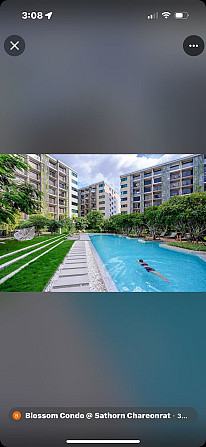 Рядом с Bts/Sathorn/Pool Gym/1 Bedroom 2 Bed Apartment Бангкок - изображение 6