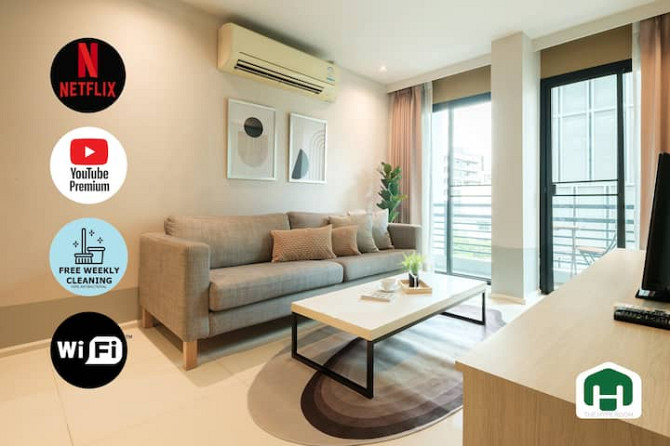 2BR-Center Sathorn-Near BTS/BRT-Free Weekly Clean Бангкок - изображение 1