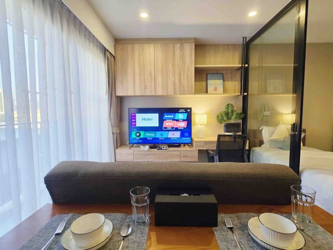 A6/Bangkok Cozy 1BR/BTS surasak/Free Pool Gym Бангкок - изображение 4