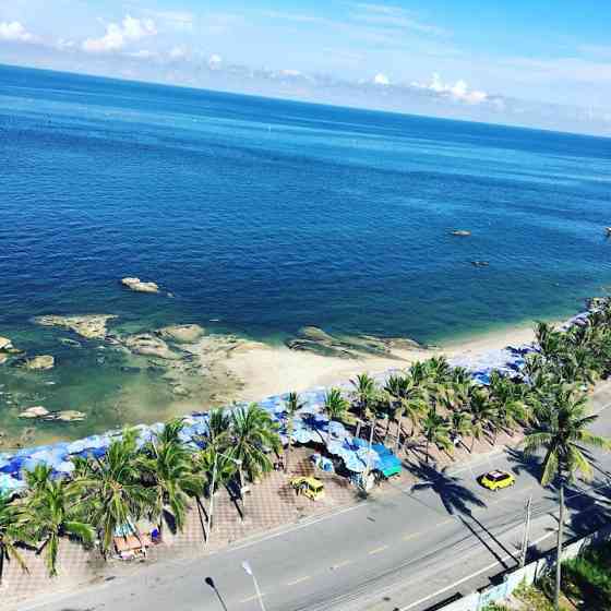 С видом на море-студия 1401 Bed&Beach Bangsaen БЕСПЛАТНЫЙ WI-FI Chon Buri