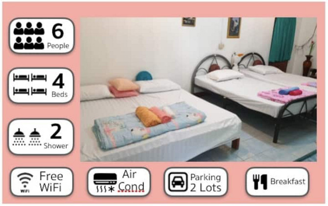 Farmstay Escape Prachinburi 4 кровати 2 ванные комнаты Kabin Buri - изображение 3