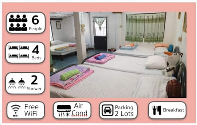 Farmstay Escape Prachinburi 4 кровати 2 ванные комнаты Kabin Buri - изображение 2