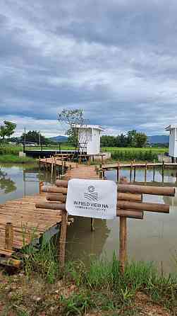 Infield view na resort Nakhon Nayok