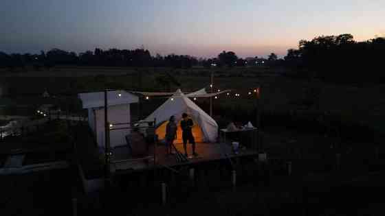 Infield view na resort Nakhon Nayok